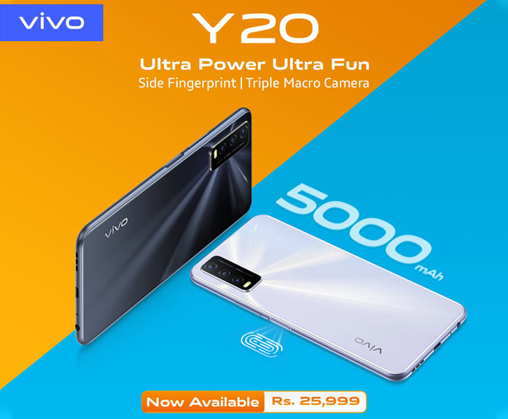 Vivo Y20 Price in Pakistan; Goes Official with a Sleek ...