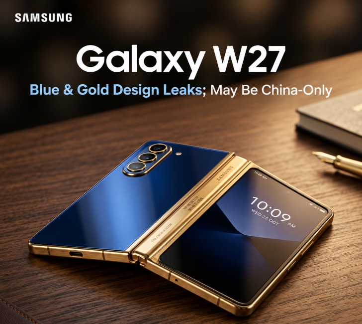 Samsung W27 illustrative news artwork