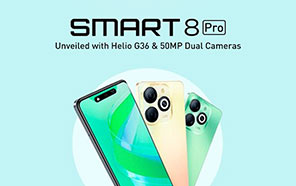 Infinix Smart 8 Pro Goes Official with Helio G36 Engine, 50MP Camera, and 90Hz Screen  