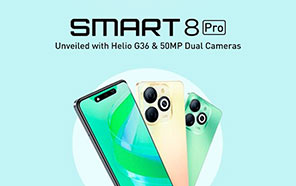 Infinix Smart 8 Pro Goes Official with Helio G36 Engine, 50MP Camera, and 90Hz Screen   