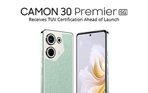 Tecno Camon 30 Premier Receives TUV Certification; Power Info Spilled Ahead of Launch 