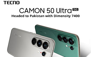 Tecno Camon 50 Ultra Headed to Pakistan with Dimensity 7400 and 6500mAh Battery