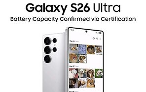 Galaxy S26 Ultra Certification Reveals 5000mAh Battery, Dashes Hopes for an Upgrade
