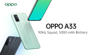 OPPO A33 Unveiled with a 90Hz Display, Snapdragon 460, and a 5,000 mAh Battery 