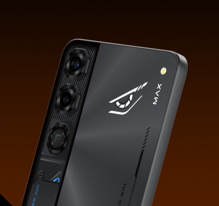 Official promotional render of nubia Neo 5 Max rear design and camera detail