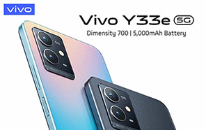Vivo Y33e 5G Unveiled Featuring Dimensity 700 SoC and 5000mAh battery 