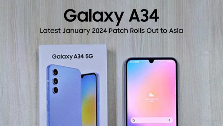 Samsung Galaxy A34 gets January 2024 security update - SamMobile