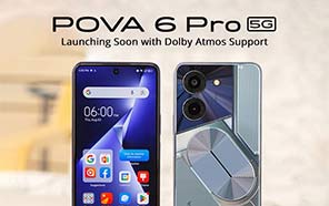 Tecno Pova 6 Pro 5G to Debut at MWC Featuring Dolby Atmos Support 