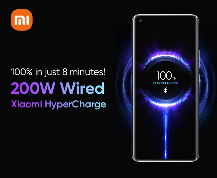 Xiaomi's New 200W HyperCharge Technology Can Fully Charge a Phone