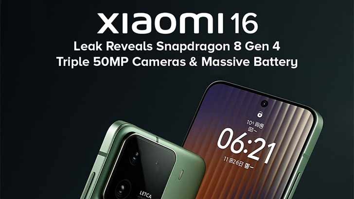 Xiaomi 16 Leak Image