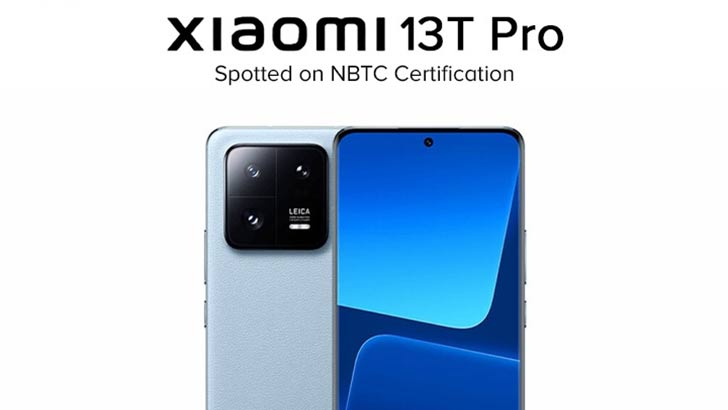 Xiaomi 13T Pro Successful Entry on NBTC Certification; Global Launch on the Horizon 