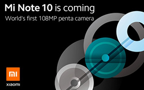 Xiaomi Mi Note 10 is coming with World's 1st 108MP Penta camera, also known as Mi CC9 Pro (in China) 