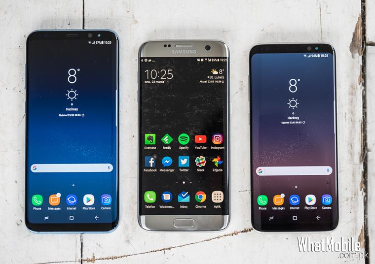 Samsung S8, S8+ & S7 comparison